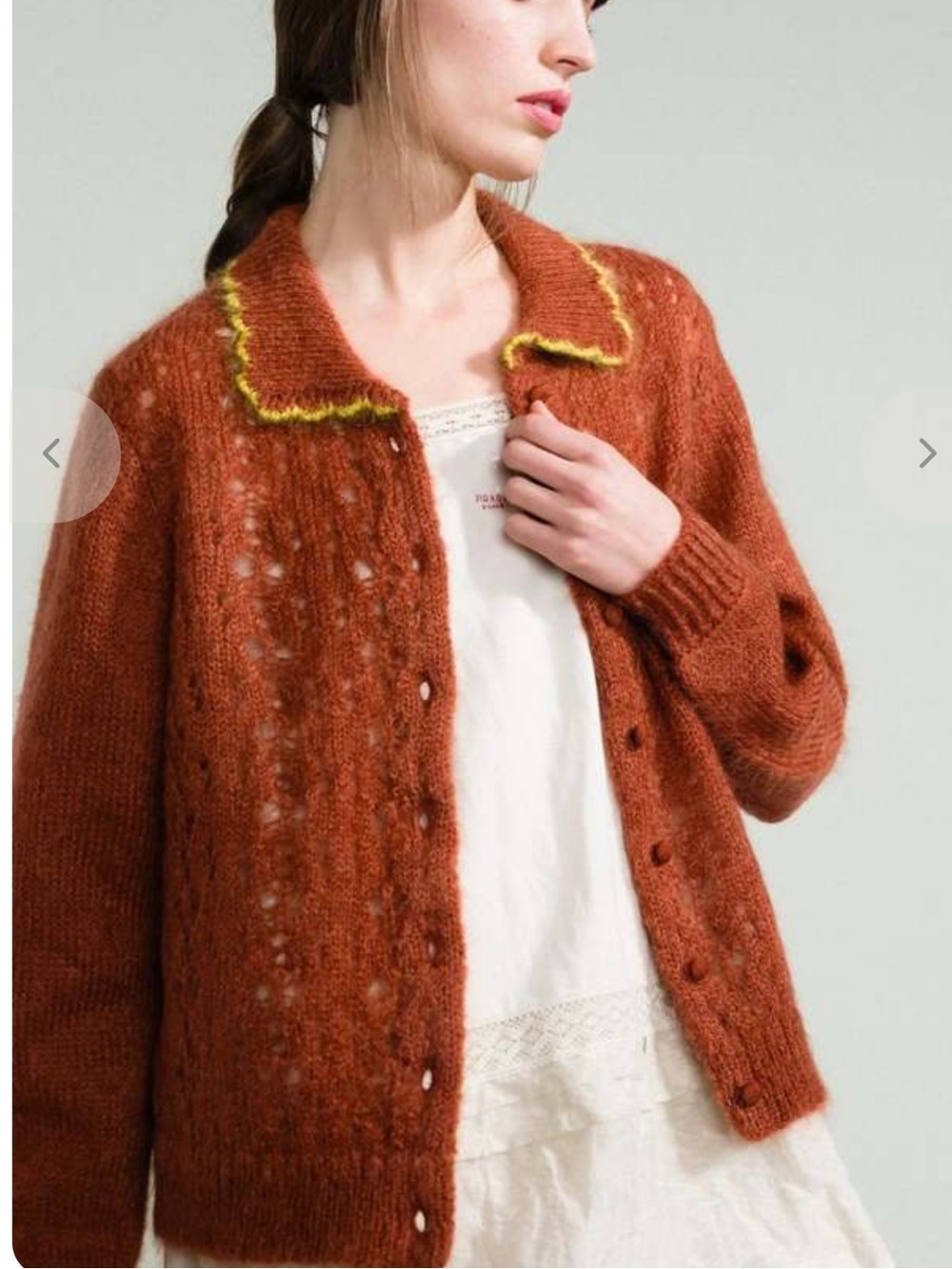 NWOT HANSEL FROM BASEL The Ahmi Cardigan in Terracotta